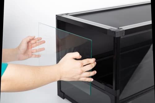REPTI ZOO Easy-Build NRK0122 Glasterrarium 120x45x45 cm schwarz