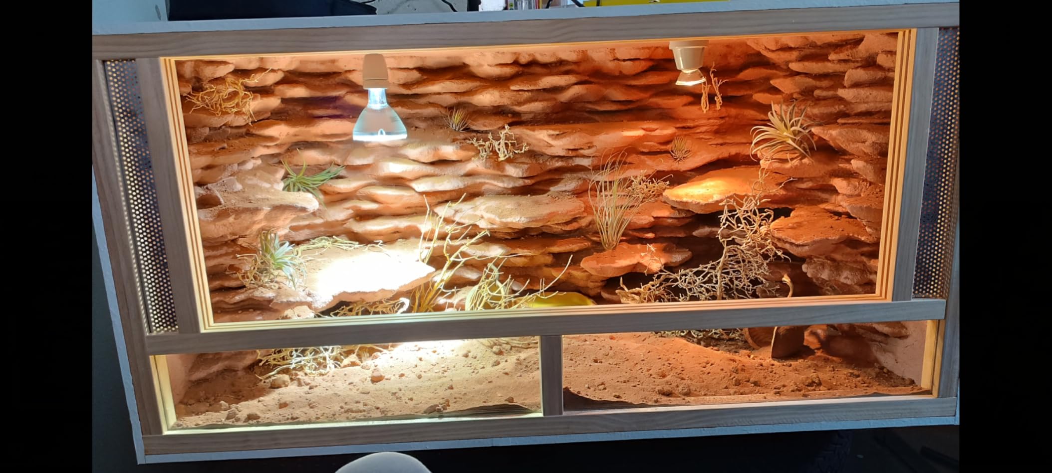 Repiterra Terrarium Frontbelüftung Holzterrarium 120x60x60 natürlich
