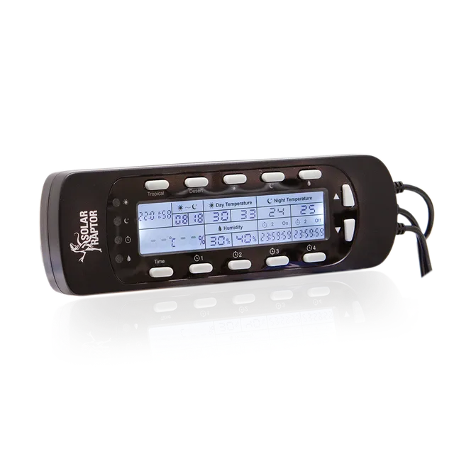 Econlux Solar Raptor Timer Controller Steckdosenleiste mit Sensor