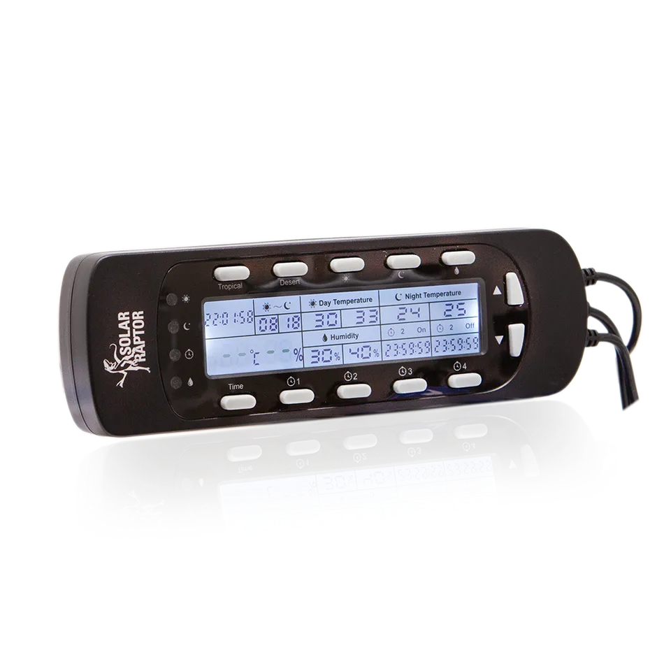 Econlux Solar Raptor Timer Controller Steckdosenleiste mit Sensor
