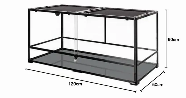 ReptiZoo Glas-Terrarium RK0227 120x60x60 cm zerlegbar