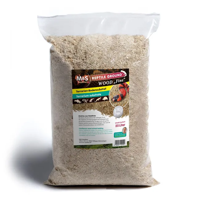 M&S Reptilien Reptile-Wood Fine Bodensubstrat 25 Liter schimmelfest