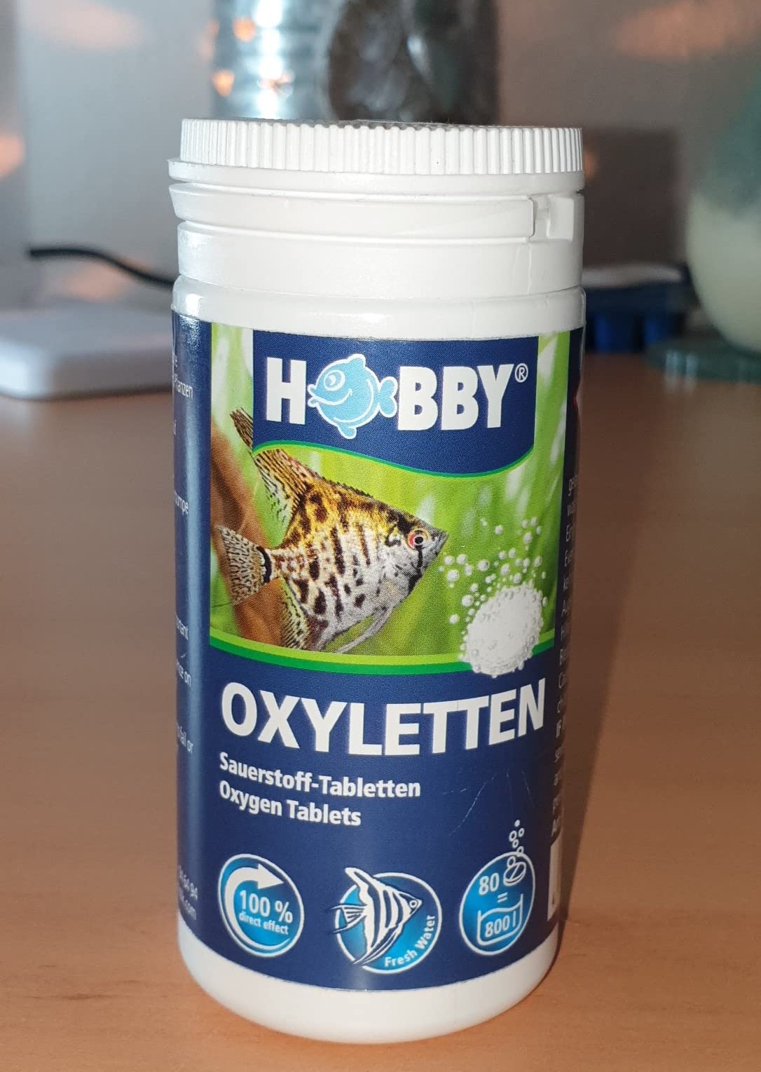 Hobby Oxyletten Sauerstoff-Tabletten 80 Stück Aquarium