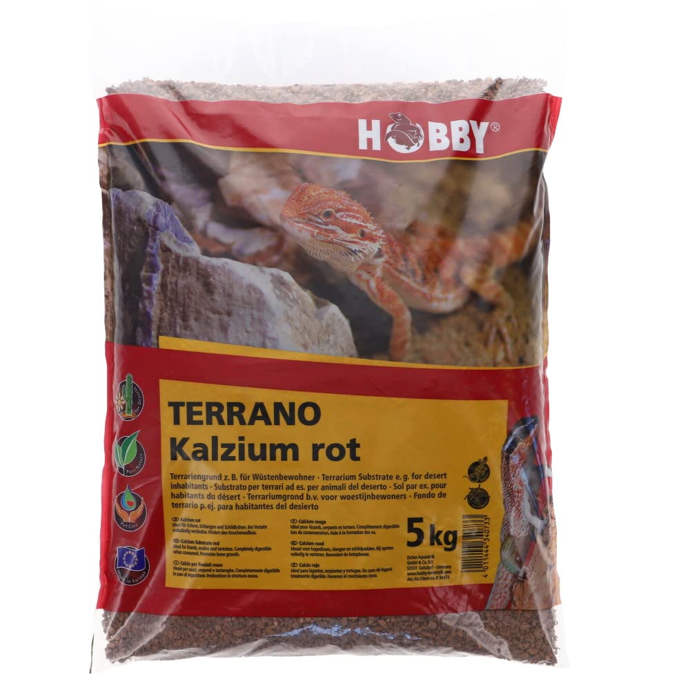 Hobby Terrano Kalzium Bodengrund 5 kg 2-3 mm natur