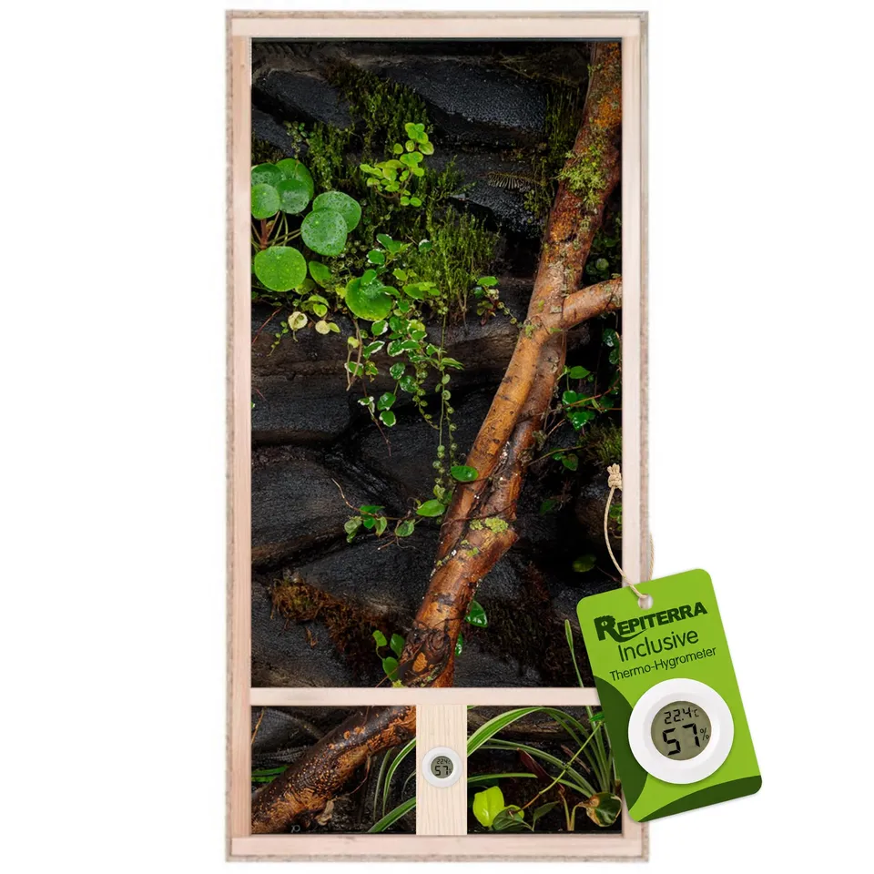 Repiterra Terrarium 60x120x60 cm Seitenbelüftung Holzterrarium