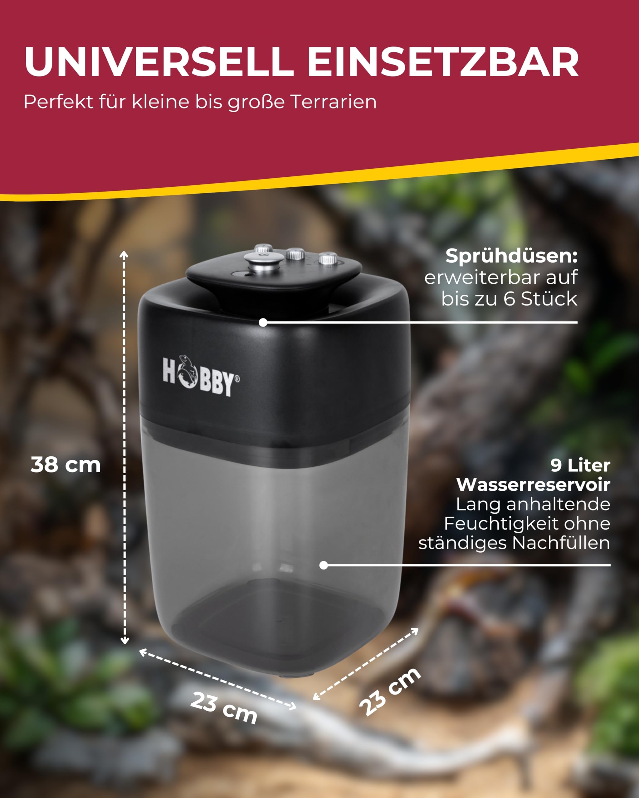 Hobby Easy Rain I Beregnungsanlage 9 Liter regelbar
