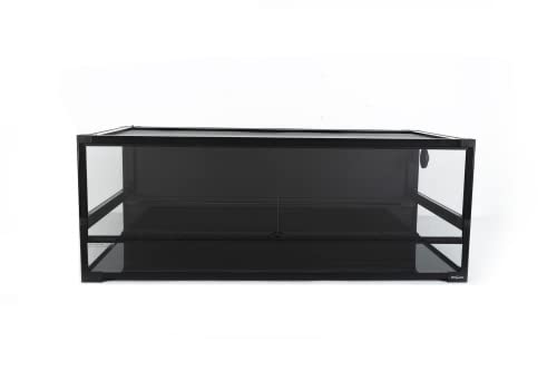 REPTI ZOO Easy-Build NRK0126 Glasterrarium 120x60x45 cm schwarz