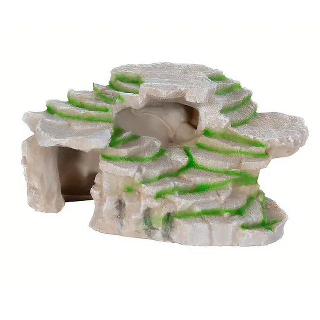 ReptiZoo Kletterhöhle EHR21 Versteck 19,3cm steingrau