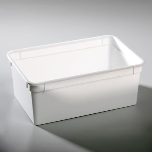 M&S Reptilien Kunststoffbox klein 18x12x7,5 cm Transportbox weiß ohne Deckel