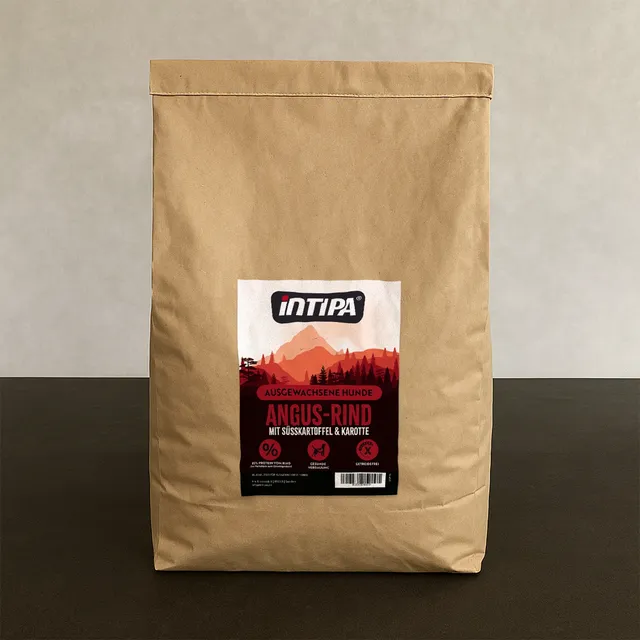 intipa DOG Angus Rind Trockenfutter 12 kg Süßkartoffel
