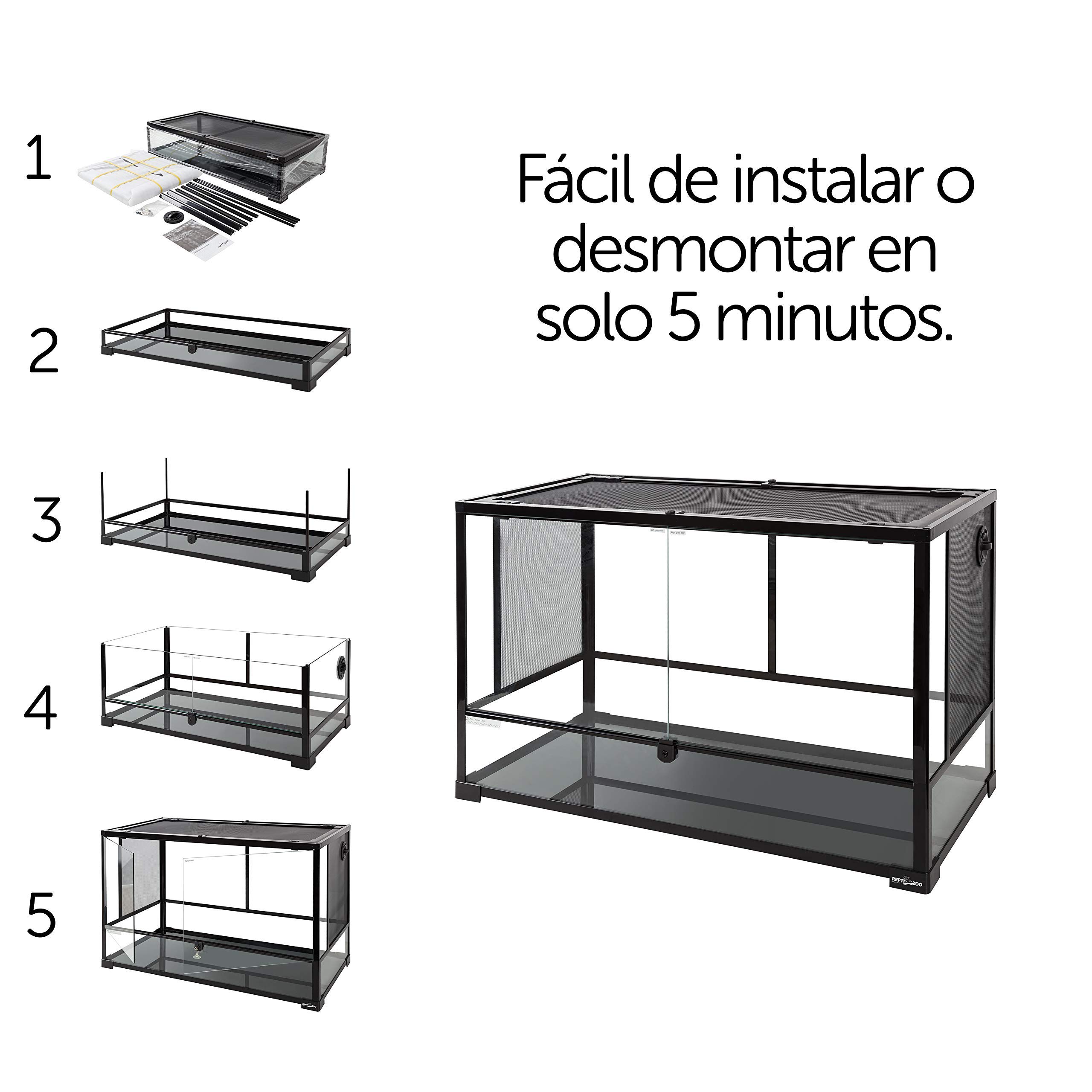 REPTI ZOO Terrarium 91,4x45,7x60 cm Glas