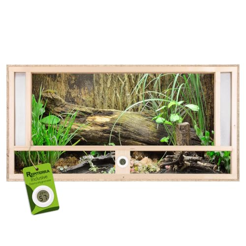 Repiterra Terrarium Frontbelüftung Holzterrarium 120x60x60 natürlich