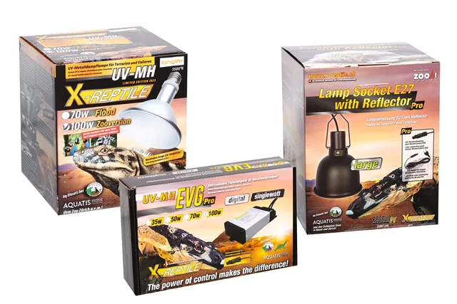 X-Reptile 100 Watt Set HID-Strahler Terrarienlampe mit Gerät