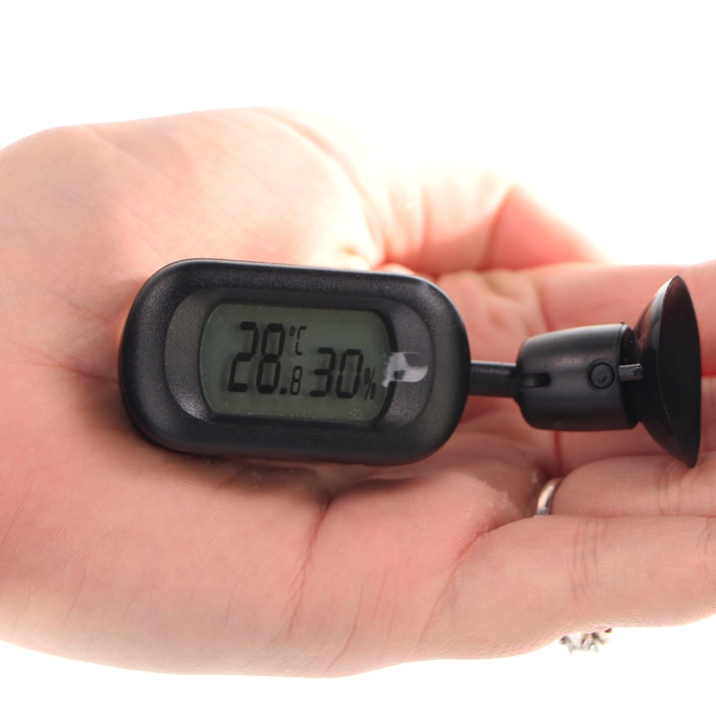 REPTI ZOO SH128 Thermo-Hygrometer digital Saugnapf