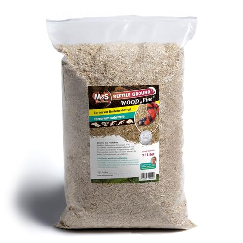 M&S Reptilien Reptile-Wood Fine Bodensubstrat 25 Liter schimmelfest