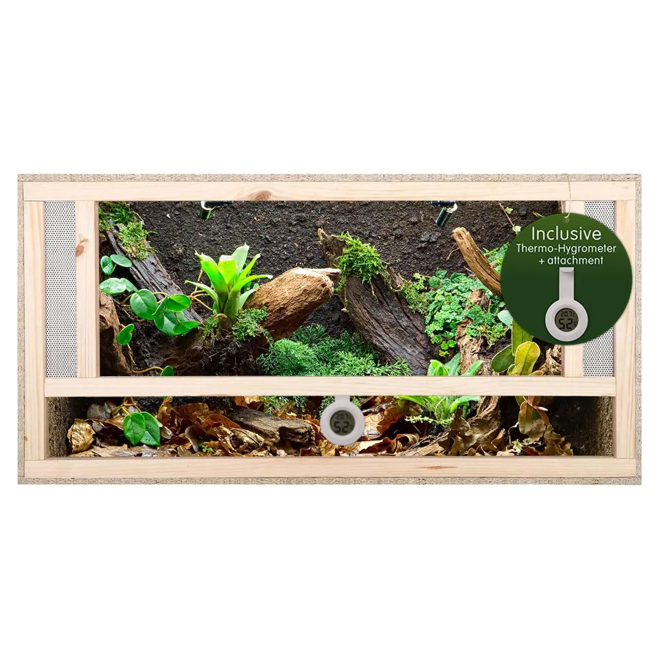Repiterra Terrarium 80x50x50 cm Frontbelüftung Holzterrarium