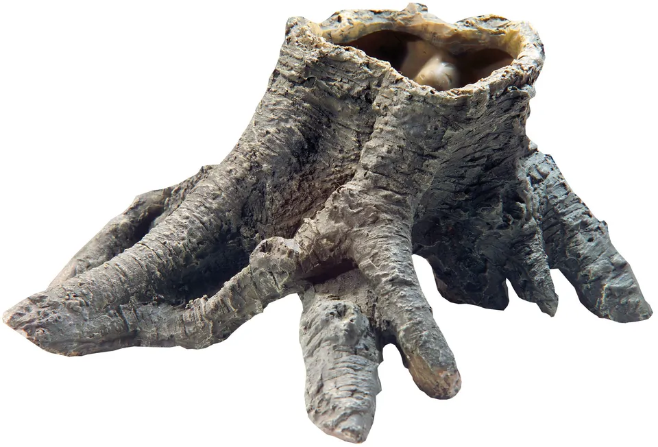 Hobby 41481 Baumstumpfhöhle 16,4 cm Deko Höhle naturnah