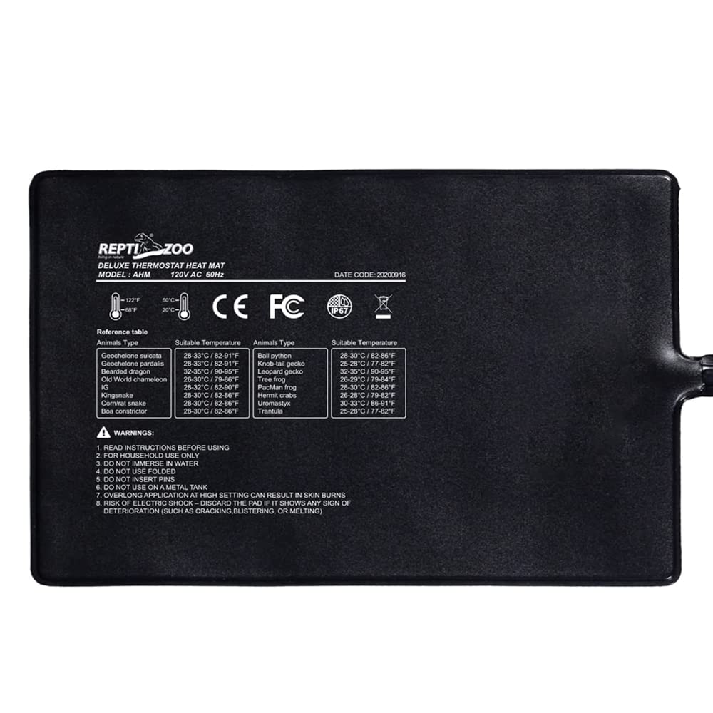 Repti Zoo Deluxe Heizmatte AHM11 11 Watt 15x20cm