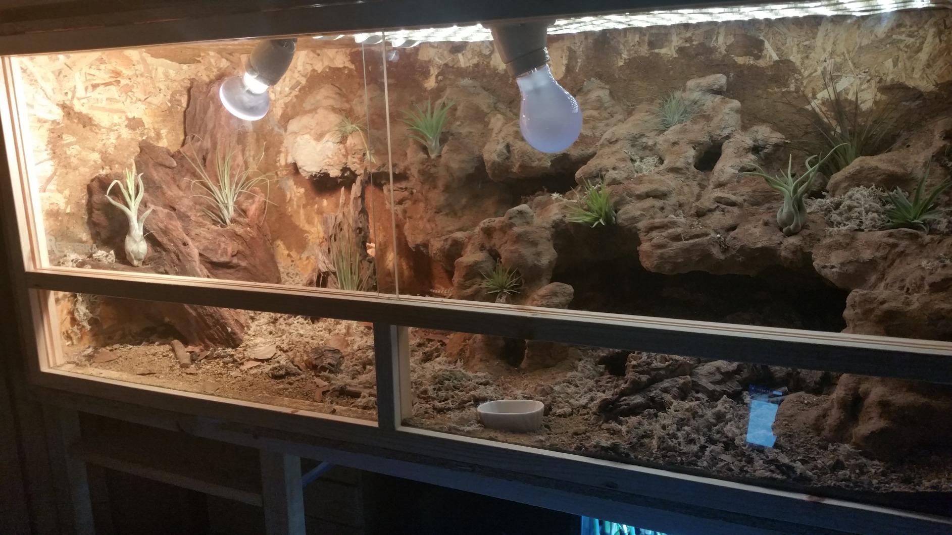 Repiterra Terrarium Seitenbelüftung Holzterrarium 120x50x50 robust
