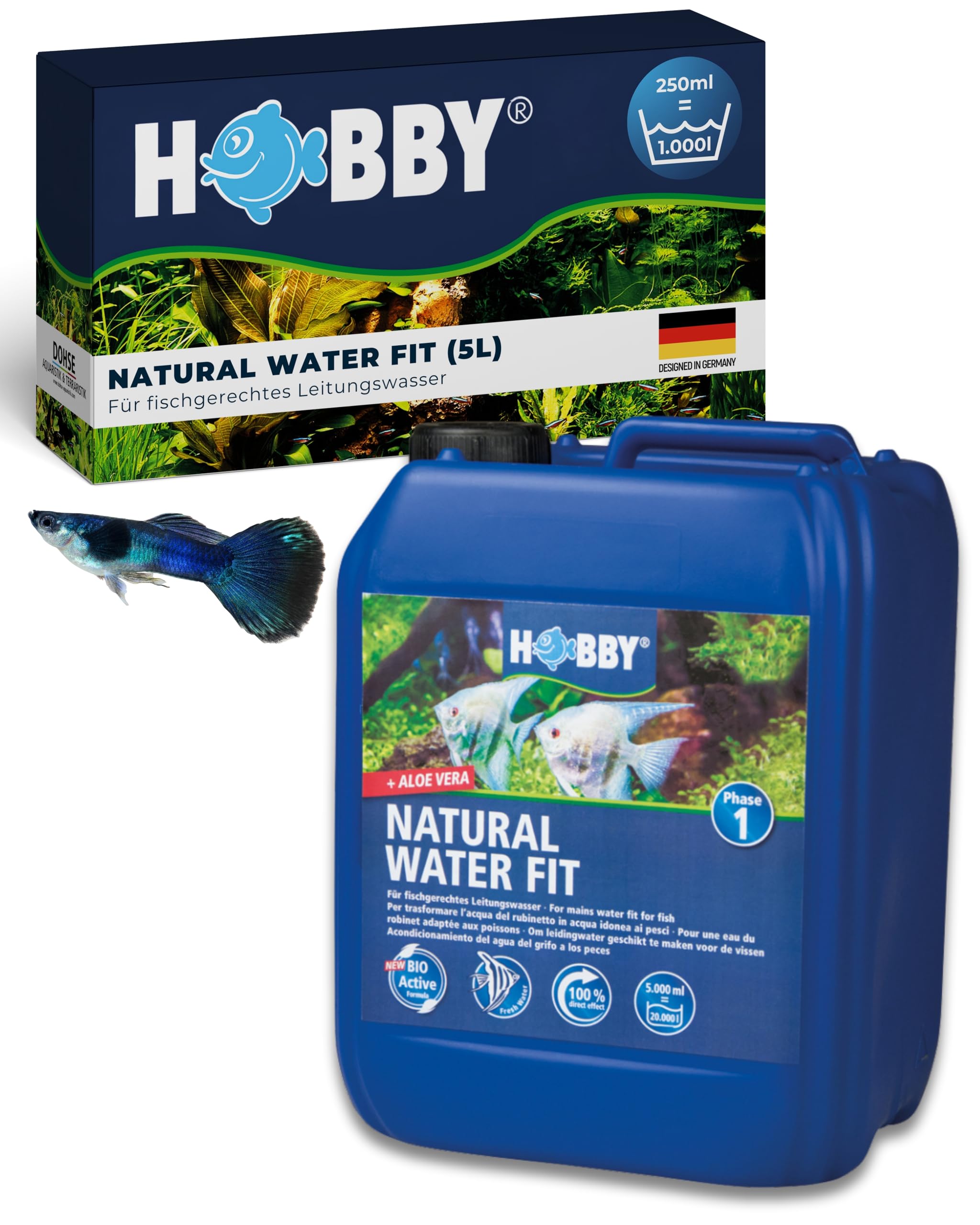 Hobby Natural Water Fit Wasseraufbereiter 250 ml mit Aloe Vera
