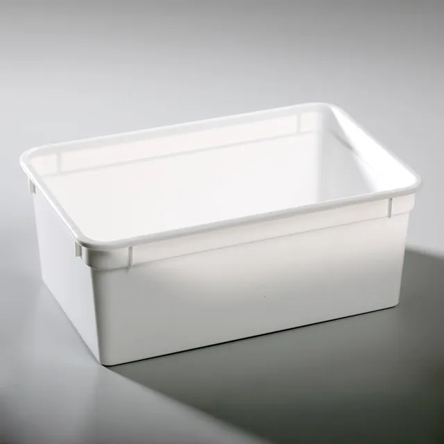 M&S Reptilien Kunststoffbox klein 18x12x7,5 cm Transportbox weiß ohne Deckel