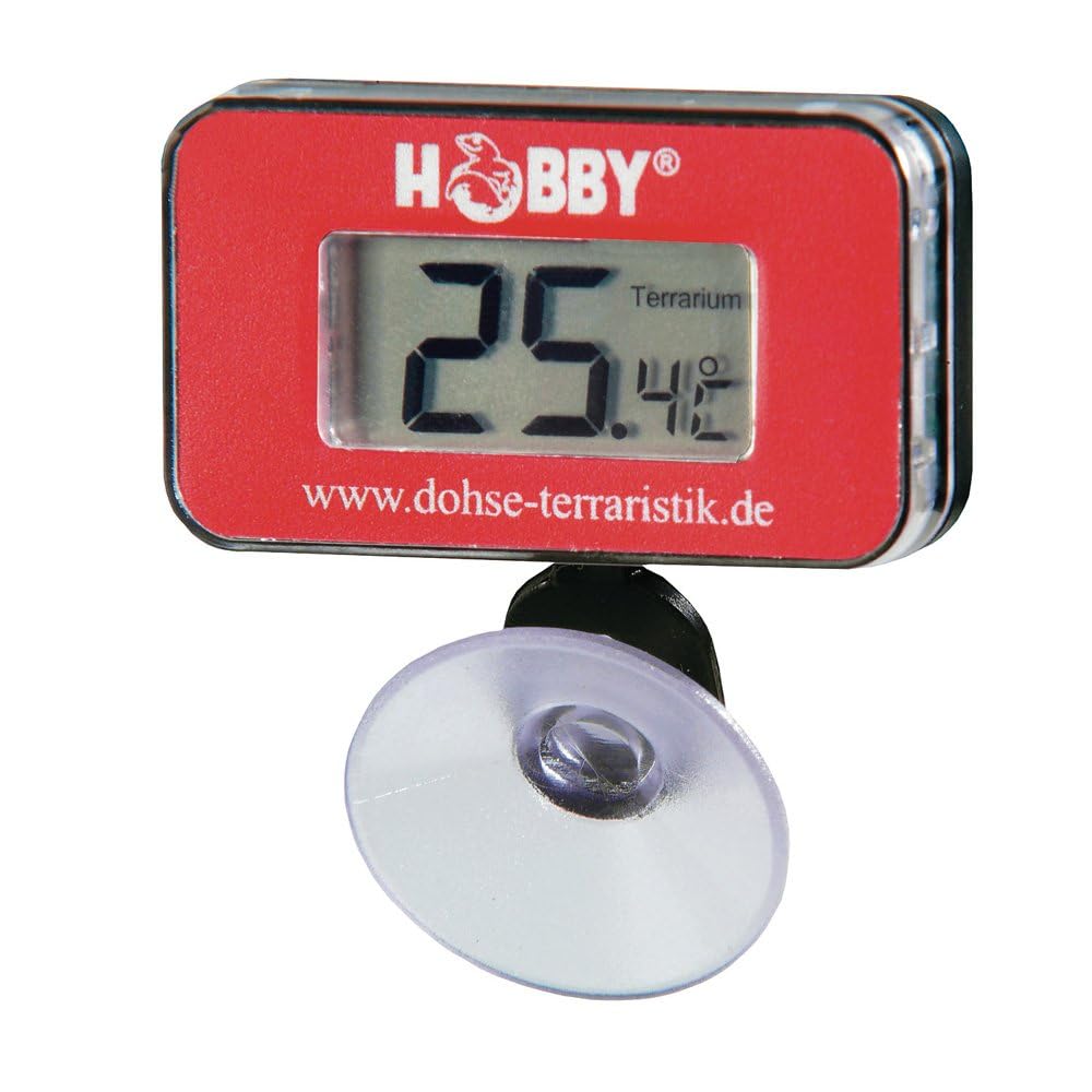 Hobby DT1 Digital-Thermometer dunkelrot Terrarium