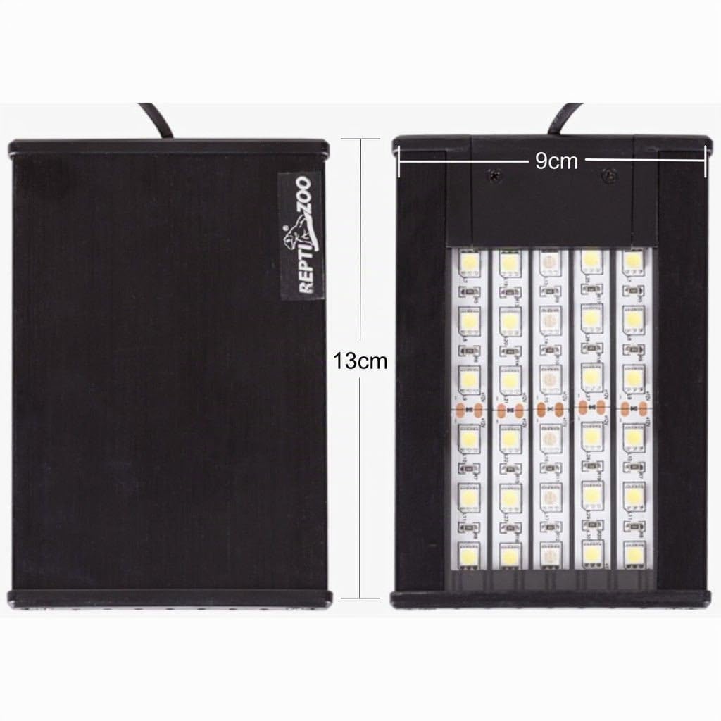 ReptiZoo LED001 Lichthaube Terrarium-Lampe 6 Watt 13x9 cm