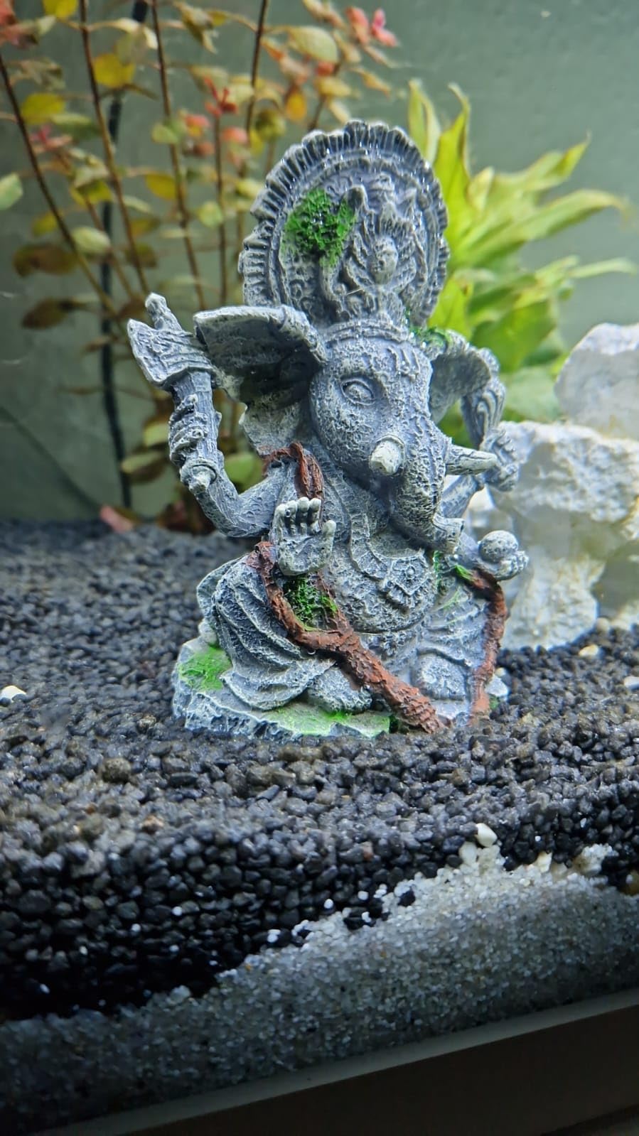 Hobby Vishnu Aquariumdeko 9x6,5x12,5 cm Polyresin