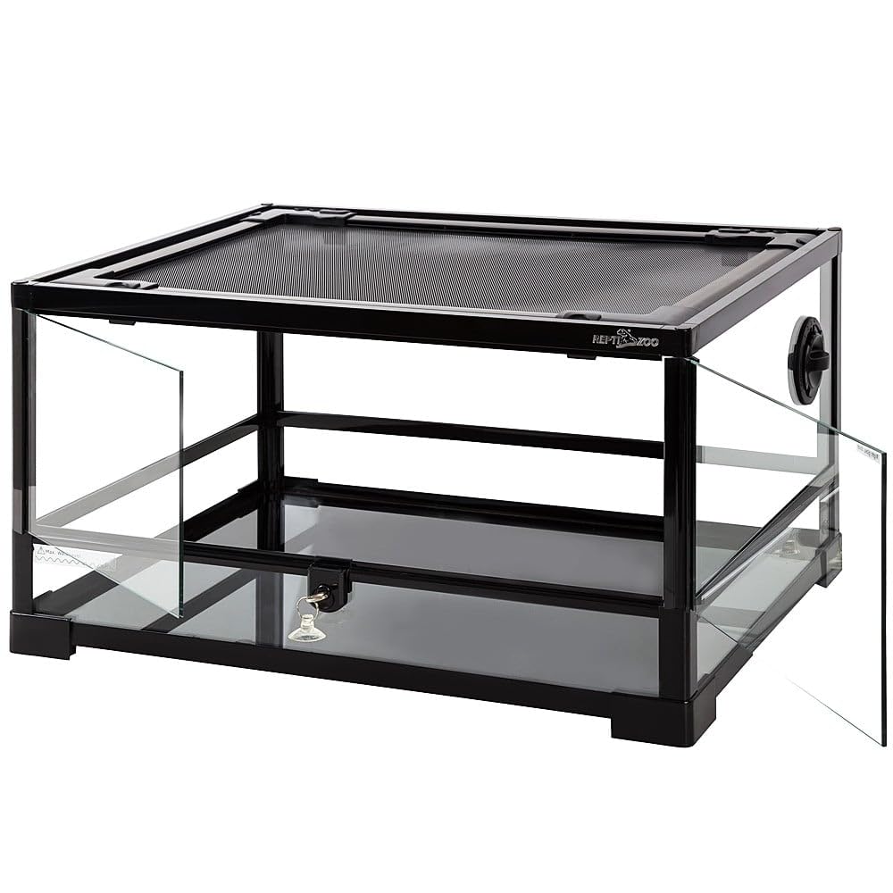 ReptiZoo RK0117 Glas-Terrarium 60x45x32 cm Schwenktür