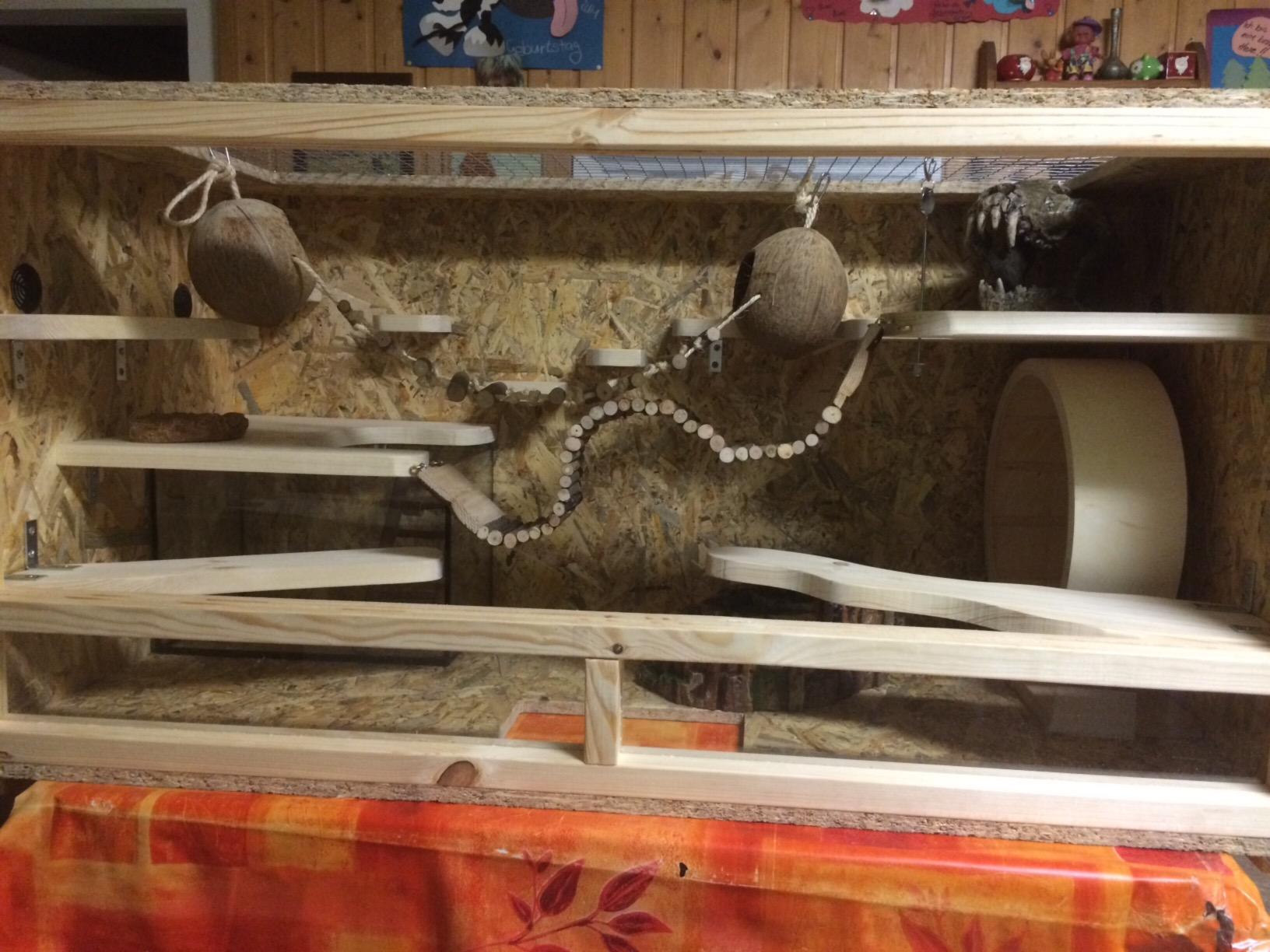 Repiterra Terrarium Holz 100x50x50 cm Seitenbelüftung OSB