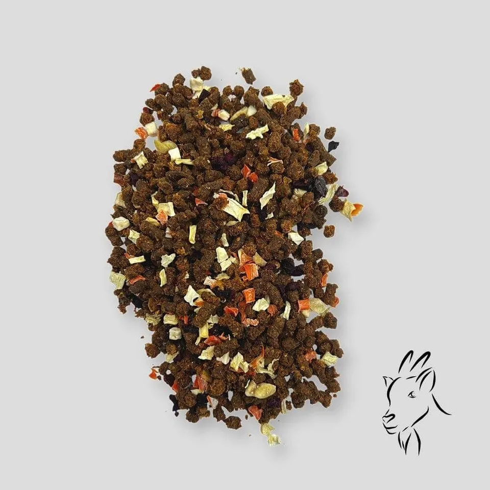 Trockenbarf Ziege Obst Gemüse Hundefutter 1 kg