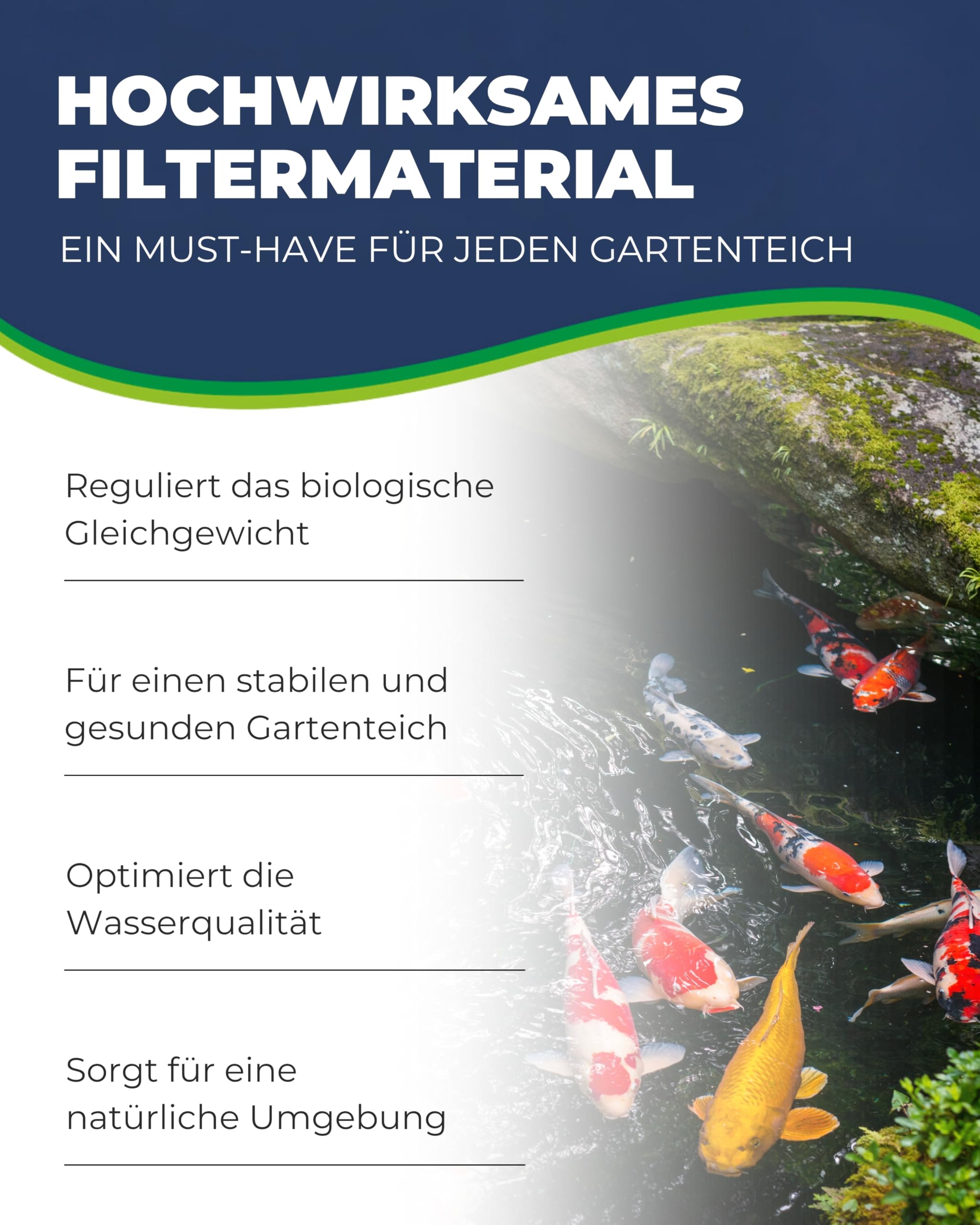 Hobby Zeolith Filtermaterial Gartenteich 10 kg porös
