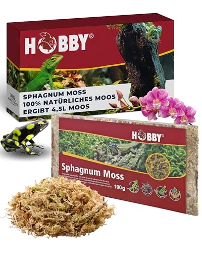 Hobby Sphagnum Moss Terrarienmoos 100 g 4,5 l