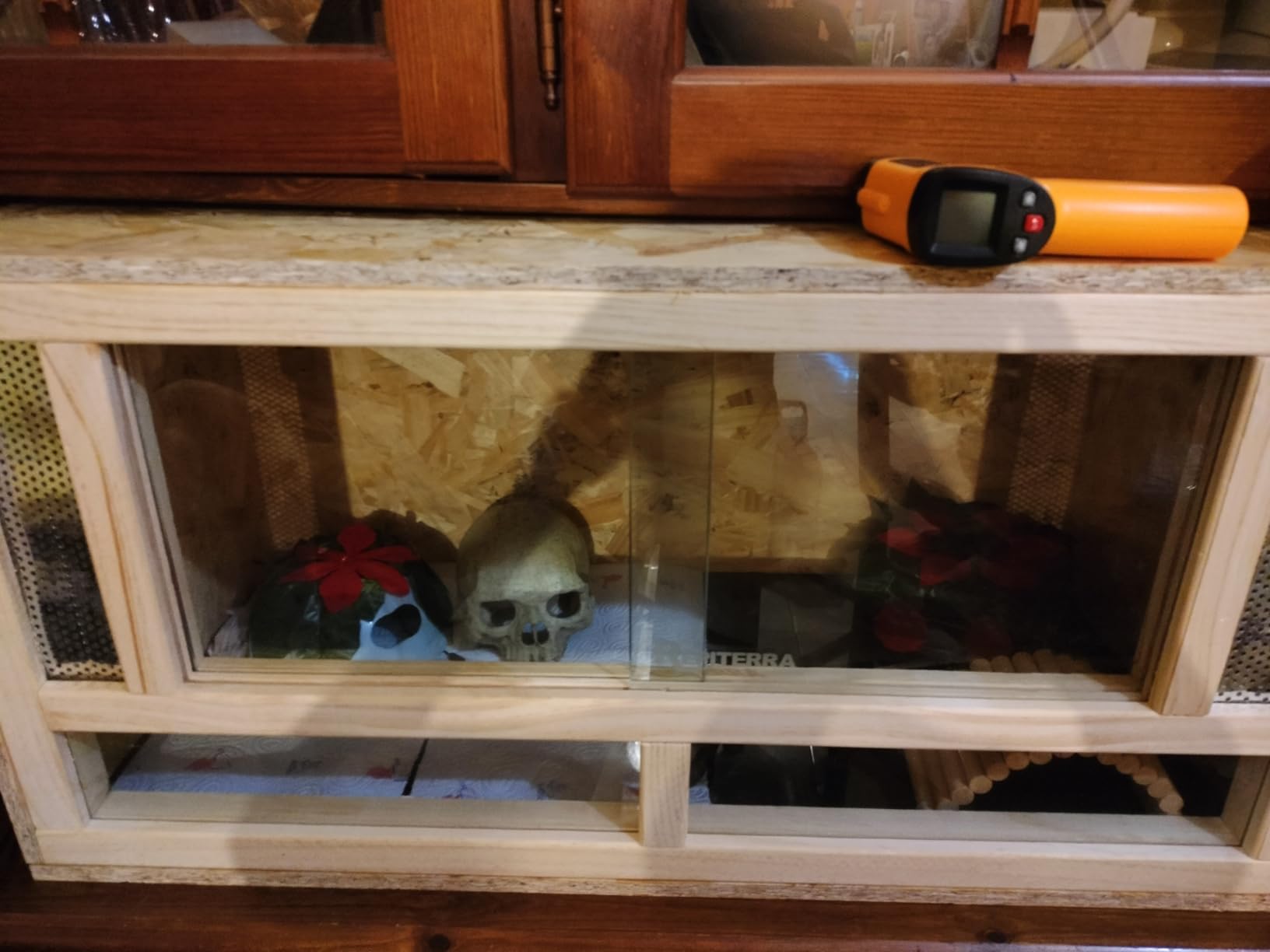 Repiterra Terrarium Frontbelüftung 80x40x40 cm Holzterrarium