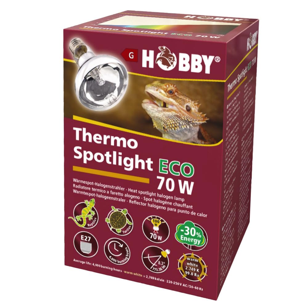Hobby Thermo Spotlight Eco Wärmelampe 28 W silber