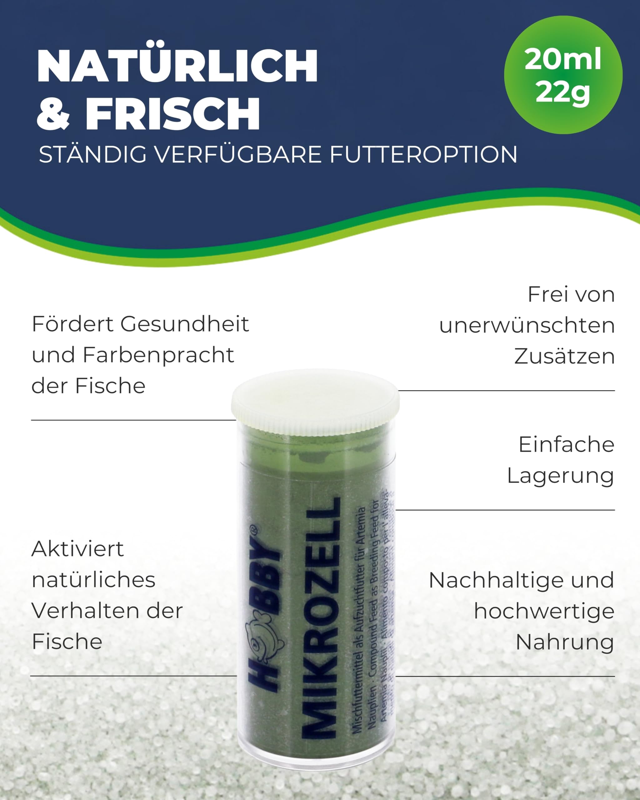 Hobby Mikrozell I Artemia-Aufzuchtfutter 20 ml Phytoplankton