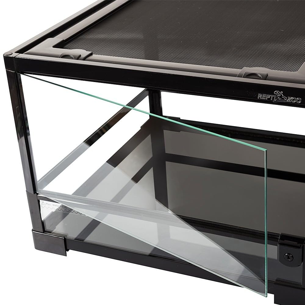 ReptiZoo RK116S Glasterrarium 45x45x32 cm Schwenktür flach