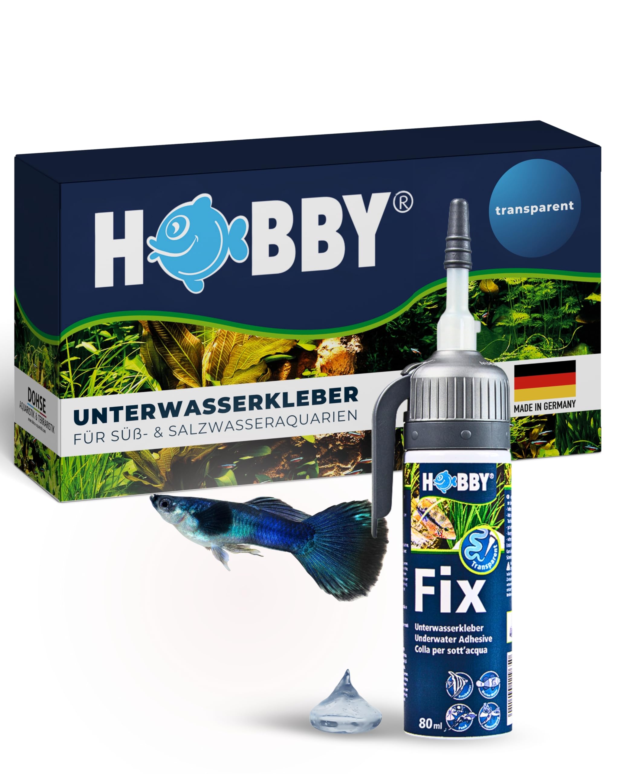 Hobby Fix Unterwasserkleber transparent 200 ml Kartusche