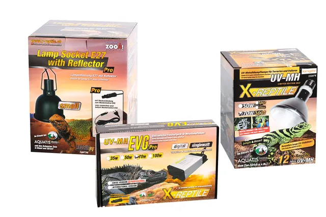 X-Reptile 70 Watt Set HID-Strahler Vorschaltgerät Fassung