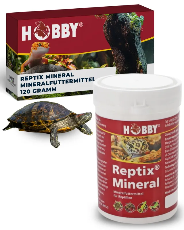 Hobby Reptix Mineral I Mineralpräparat 120g mit D3