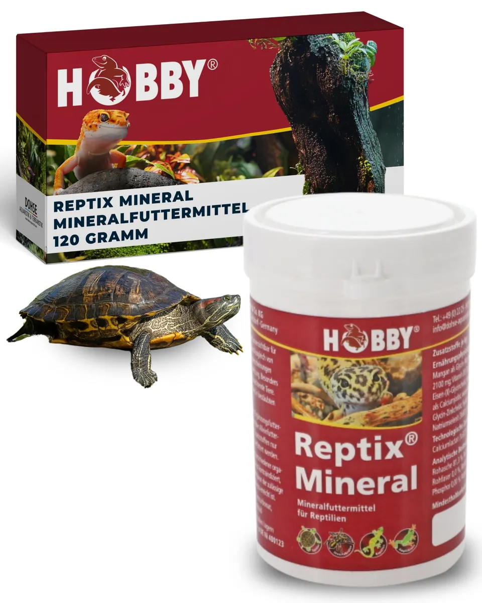 Hobby Reptix Mineral I Mineralpräparat 120g mit D3