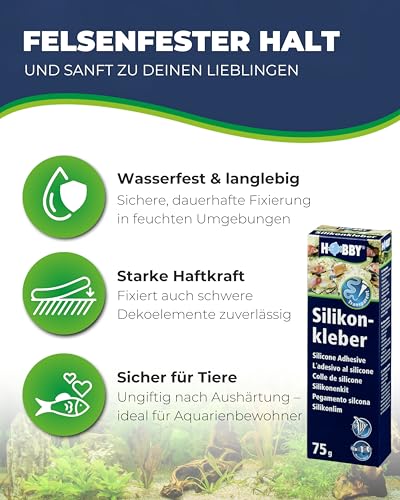 Hobby Silikonkleber Aquariensilikon 75 g transparent