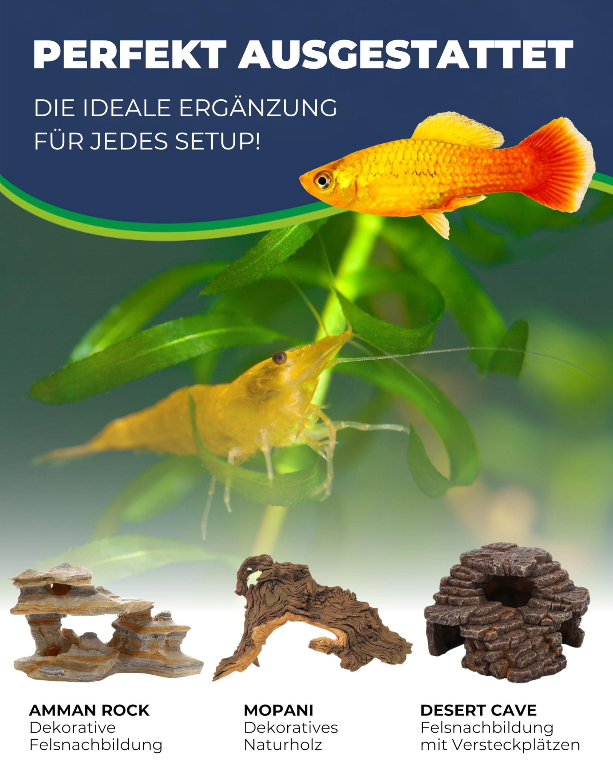 Hobby Amman Rock 2 Deko-Stein 30x17x11 cm naturgetreu