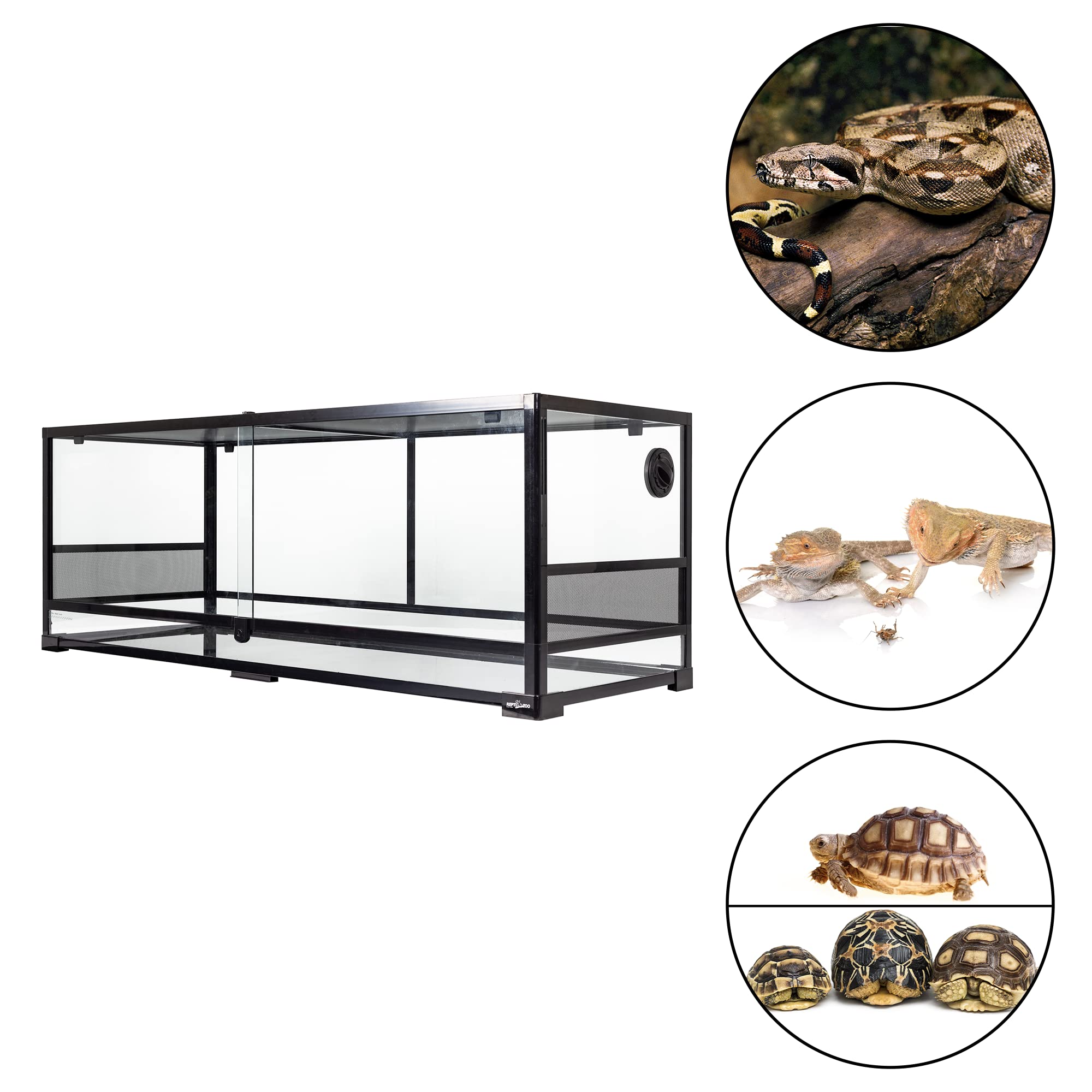 ReptiZoo RK0222 Glas-Terrarium 120x45x45 cm zerlegbar