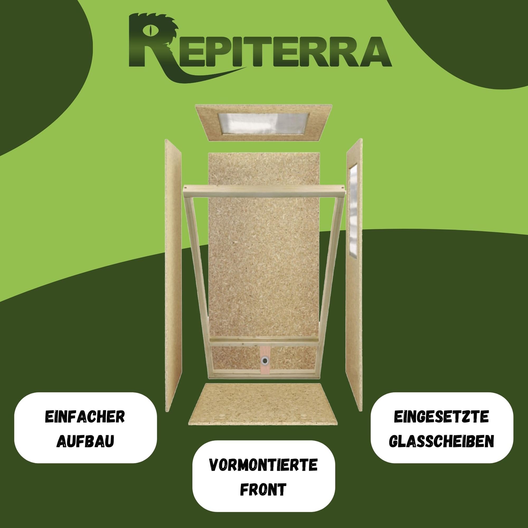 Repiterra Terrarium hoch 60x120x60 cm für Chamäleon