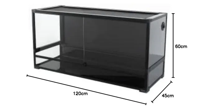 ReptiZoo Easy-Build Glasterrarium NRK0123 120x45x60 cm