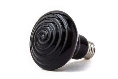 ReptiZoo DL290150B Keramik-Wärmestrahler 150 Watt E27 schwarz