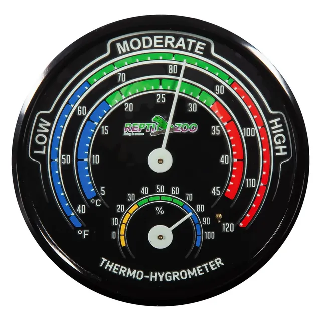 ReptiZoo Thermo-Hygrometer RHT04 mechanisch nachtleuchtend