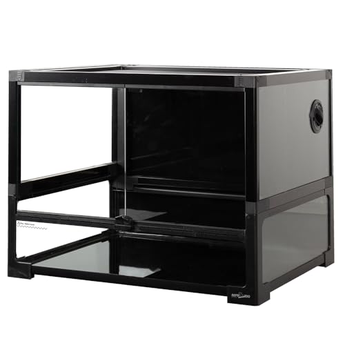 REPTI ZOO Easy-Build NRK0107 Glasterrarium 60x45x45 cm schwarz