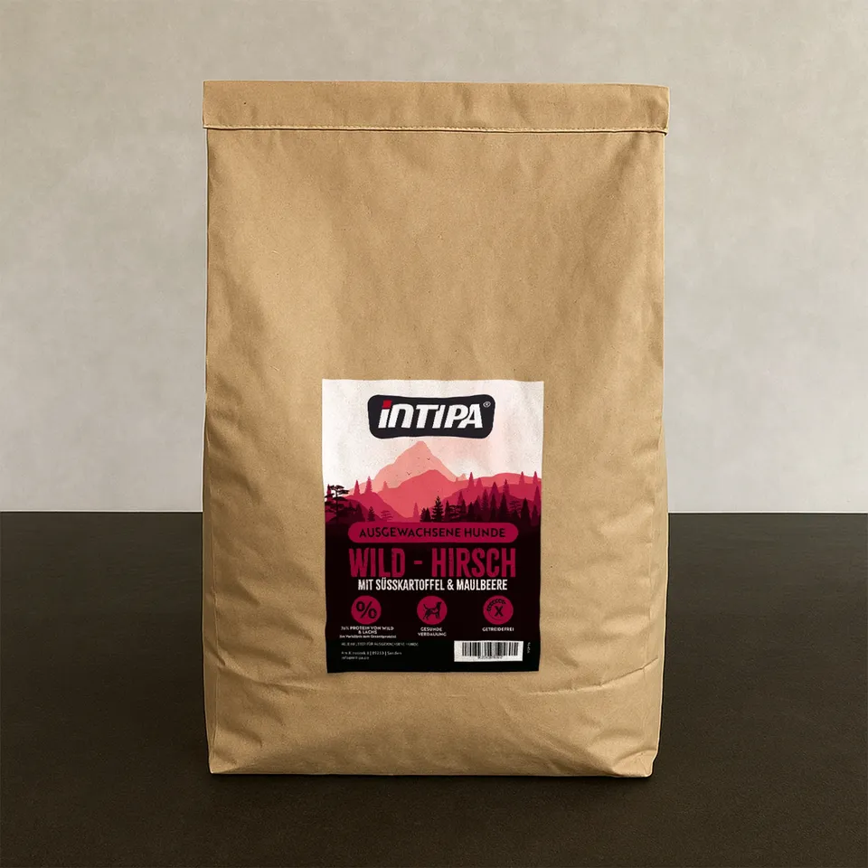 intipa DOG Wild Süßkartoffel Hundefutter 12 kg getreidefrei